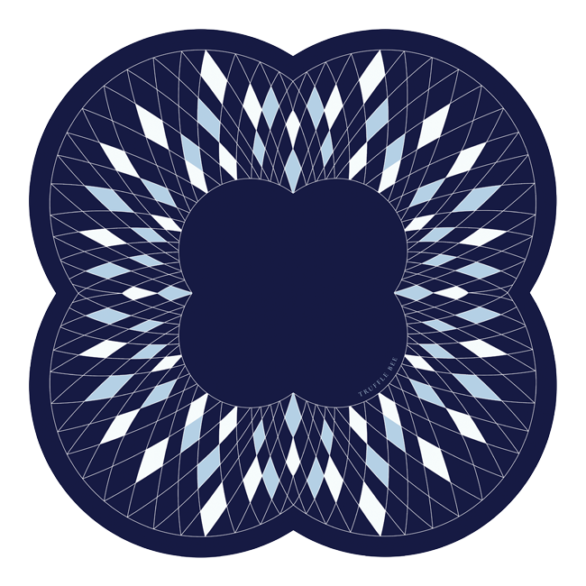 Wooden placemats Kaleidoscope