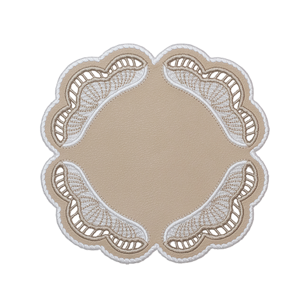 Coasters Oyster faux leather